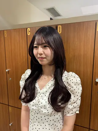 ロング カラー 坂本奈都美 🎀のヘアスタイル