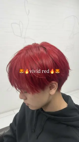 カラー メンズ パーマ モデル募集中 🐼HARUKA🐼のヘアスタイル