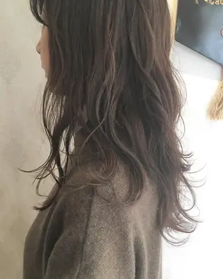 ロング カラー 鶴岡で縮毛矯正なら お任せ！ハヤシナオミのヘアスタイル