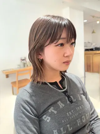 ショート カラー 安永 涼のヘアスタイル