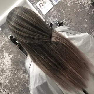 ロング カラー アンドウ ユウ/ レイヤーカット/韓国のヘアスタイル