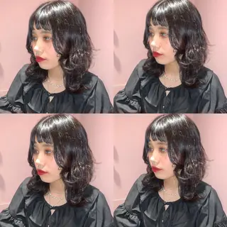 ミディアム プルエクステ 🖤MIYUのヘアスタイル