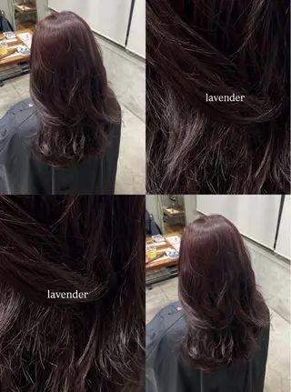 ロング カラー おぐり ゆづきのヘアスタイル