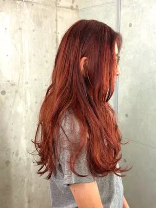 ロング カラー ドアベルヘアリビング所属・加藤志保 🎗️🫧モデル募集のヘアスタイル