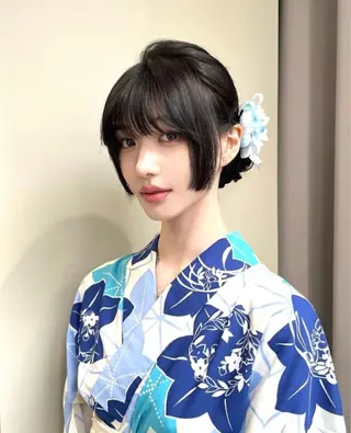 ロング ヘアアレンジ マツエクモデル募集中 /表参道/宇佐見綾花のマツエク・マツパデザイン