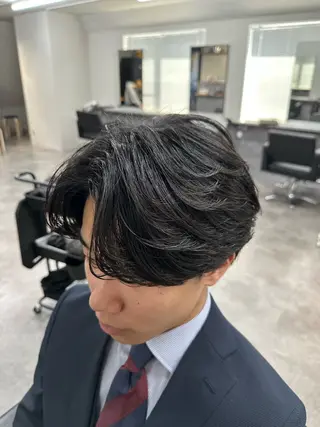 メンズ りあん/ 立川/パーマのヘアスタイル