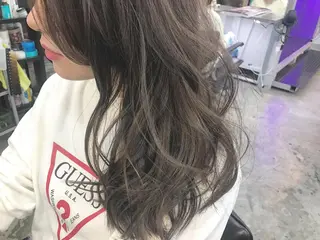 ロング カラー 透明感カラー× レイヤーカット✨高梨のヘアスタイル