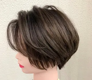 ショート カラー パーマ ヘアアレンジ メンズ ✨韓国風カット/艶髪 カラー✨yumeのヘアスタイル