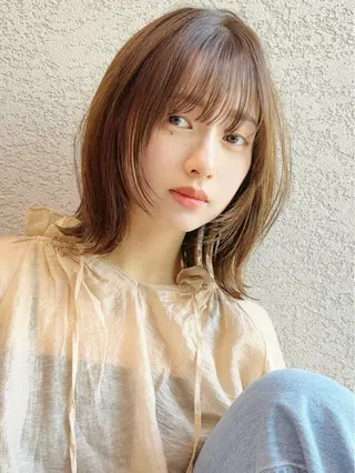 ショート カラー レイヤー✨縮毛矯正 川村利幸のヘアスタイル