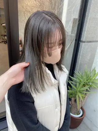 ミディアム カラー kaho🧸 / 大人styleのヘアスタイル