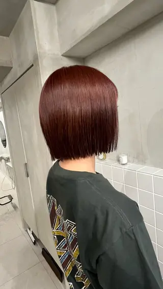 ミディアム カラー anon Loemのヘアスタイル