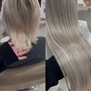 ミディアム 暖色カラー❤️横浜 エクステらん🦖のヘアスタイル