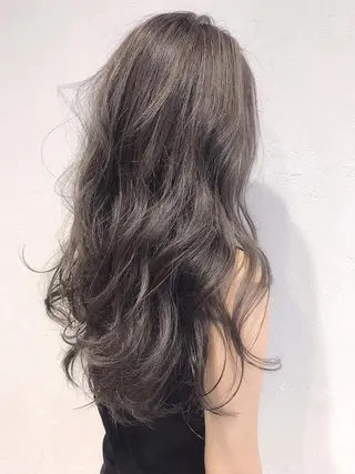 ロング カラー ヘアアレンジ かわいい透明感ヘア ♡kanami♡のヘアスタイル