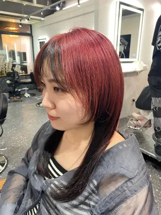 ミディアム カラー パーマ/ダブルカラー ブリーチ⭐️海斗のヘアスタイル