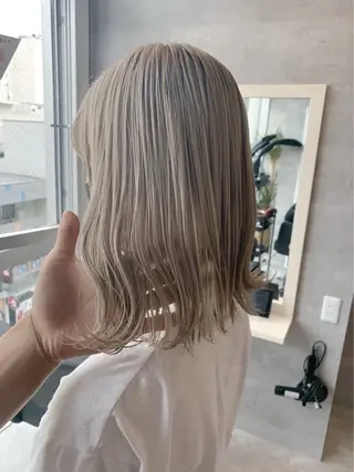 カラー _White難波店所属・武元裕聖/ モデル募集中のヘアスタイル