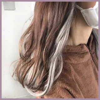 ロング カラー パーマ ヘアアレンジ 八巻 晴香のヘアスタイル