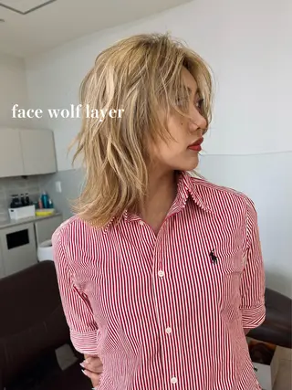 ショート カラー レイヤー専門家 ダブルカラー修のヘアスタイル