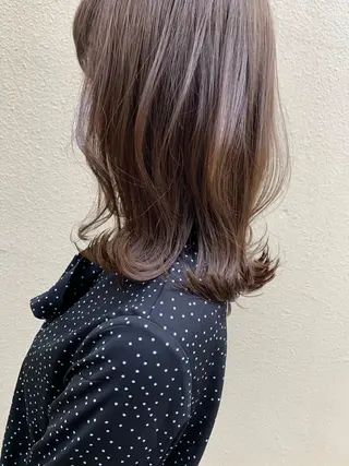 セミロング 田中 亜沙美のヘアスタイル