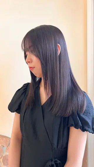 ロング カラー 艶髪/髪質改善/ NATSUKI🍯のヘアスタイル