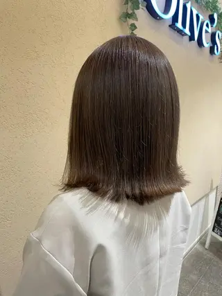 ミディアム カラー シャドールーツ美容師 篠原康太のヘアスタイル