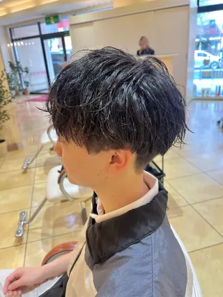 ショート パーマ メンズ メンズパーマ特化 外山　健太のヘアスタイル