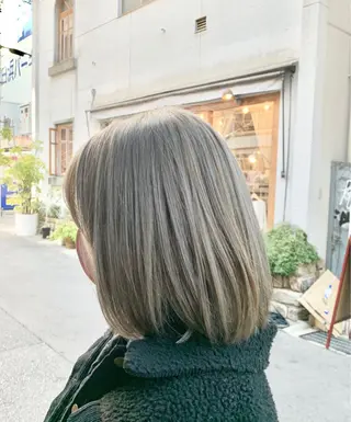 ショート カラー LEB所属・下河 宗太のヘアスタイル