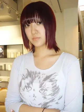 ロング カラー 🌟暖色系ハイトーン 🌟AIのヘアスタイル