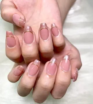 ネイル アヤメネイル 最新チップスカルプのネイルデザイン