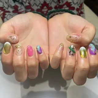 ネイル GO TODAY SHAiRE SALON  岡山店所属・SUE; タケウチのネイルデザイン