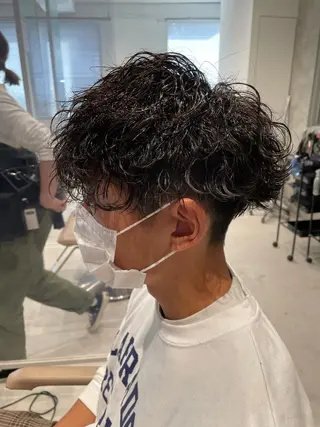 ショート パーマ メンズ 【メンズ指名数 NO.1】マルヤマのヘアスタイル