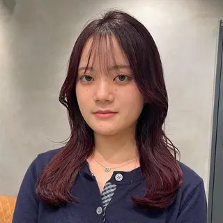 ロング カラー 暖色レイヤー 🥀REIRIのヘアスタイル