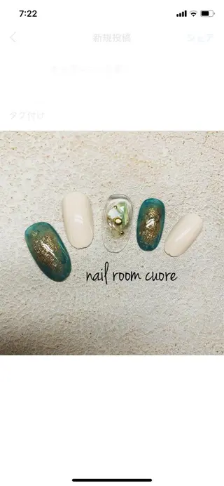 ネイル nail room  cuore所属・松尾 典子のネイルデザイン
