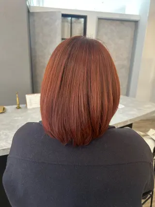 セミロング カラー ブリーチ／ヘアセット 🪞🌙minamiのヘアスタイル