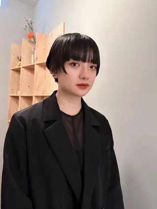 ショート カラー 似合わせカット⚪︎ /フェイスレイヤーのヘアスタイル