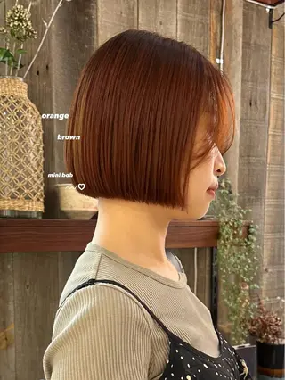 ショート カラー 暖色カラー/レイヤー 🌙 オノユリカのヘアスタイル