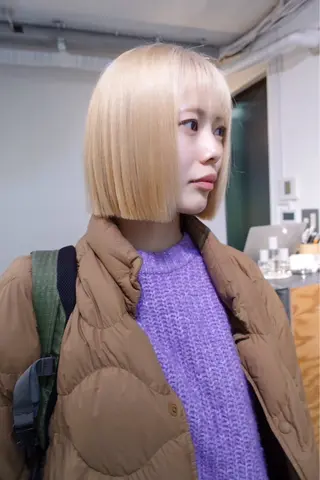 ミディアム カラー sakura🌸 レイヤー/韓国ヘアのヘアスタイル