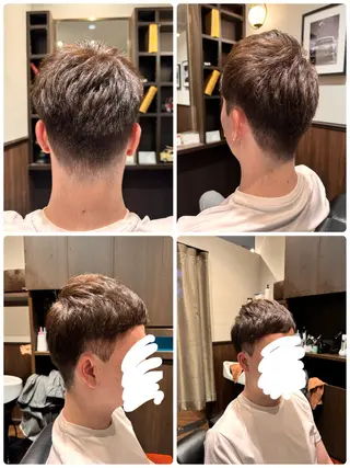 ショート カラー メンズ LAVIE NEW STANDARD BARBER 秋葉原/神田店所属・LAVIE 秋葉原店のヘアスタイル