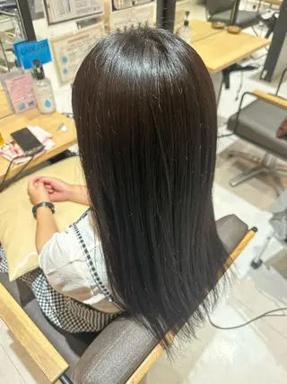 ロング カラー 🍜のばた 🍜のヘアスタイル