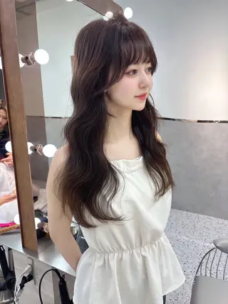 ロング Lond mare レイヤーカット/韓国のヘアスタイル