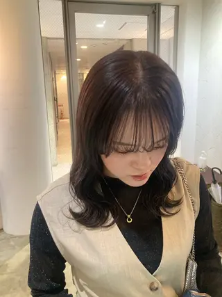 ロング F.O.F.所属・たかなみ りなのヘアスタイル