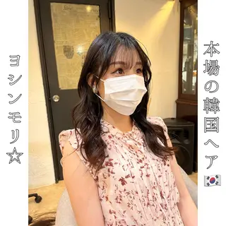 セミロング 本場の韓国ヘア 🇰🇷チ・ヨンジュのヘアスタイル