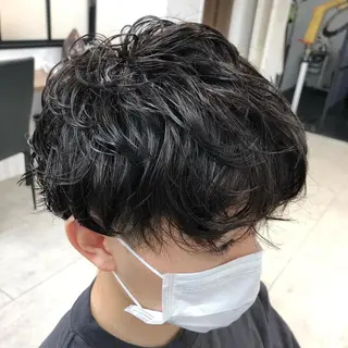 ショート パーマ メンズ メンズパーマの達人 /タカシマ　ダイスケのヘアスタイル