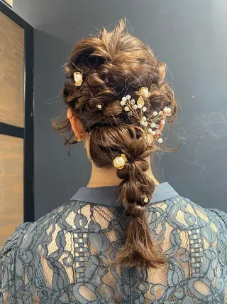 ロング 花見 亜沙美のヘアスタイル