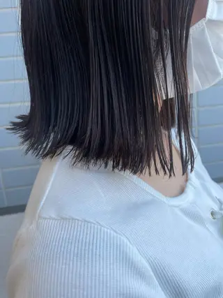 ショート ボブ/インナーカラー /眉毛/Miyuのヘアスタイル