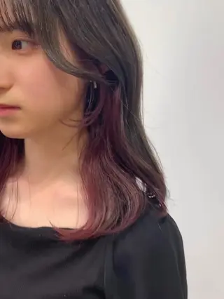 ミディアム カラー 🎀taro ブリーチなしカラーのヘアスタイル