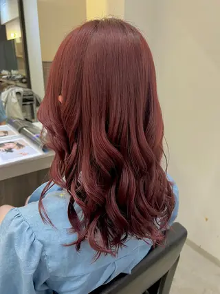 ミディアム カラー 韓国ヘア🇰🇷 YUKINAのヘアスタイル