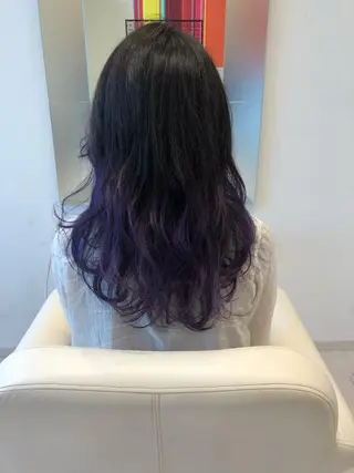 セミロング ヤマモト マイのヘアスタイル