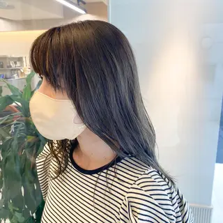 ロング カラー 木原良 (キハラ リョウ)のヘアスタイル