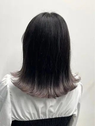 カラー ✩*Ayane*✩ 艶カラー🍒🫐のヘアスタイル