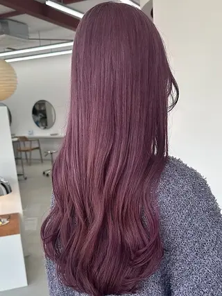 ロング カラー 🐰艶カラー🪙 美髪矯正/AYUNAのヘアスタイル